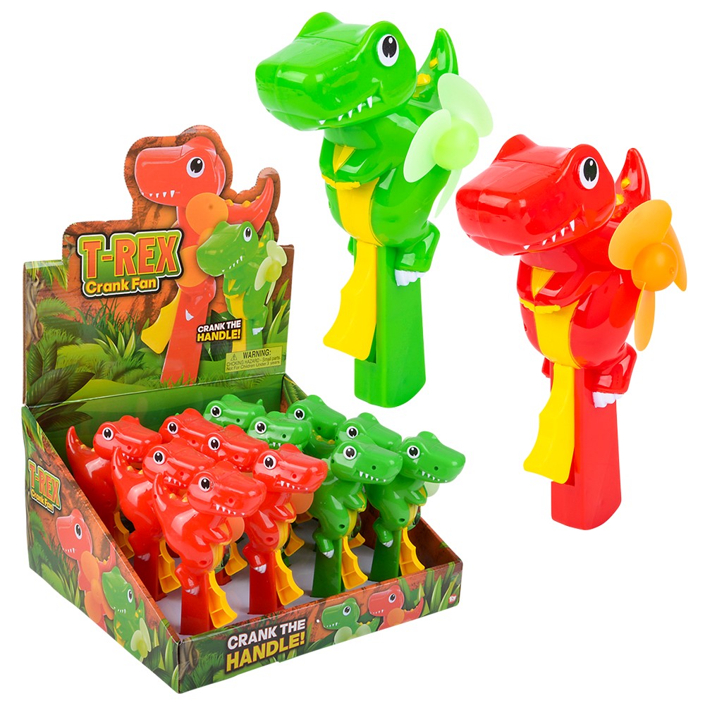 T-Rex Crank Fan 7.5" (1 Dozen Display Box)