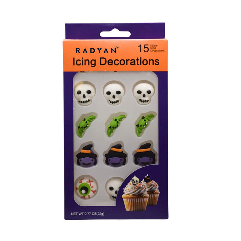 Holiday Edible Toppers Christmas Shapes 15 Count