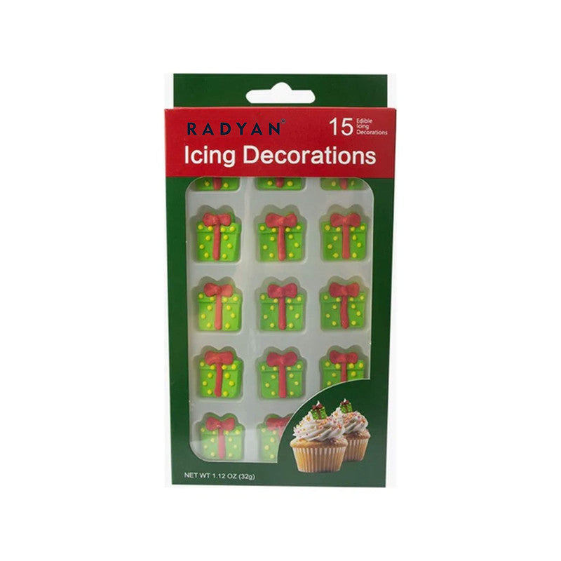Christmas Holidays Edible Cake Decorations Candy Cupcake