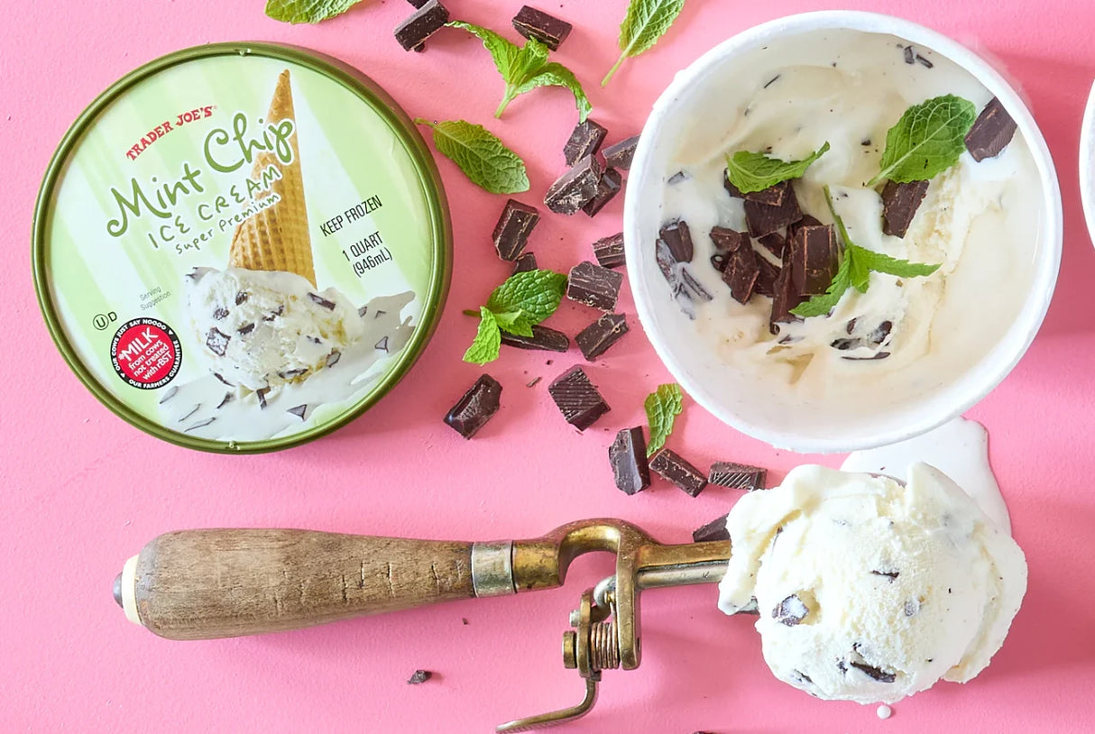 Mint Chip Ice Cream Creamy Peppermint Chocolate Chip Dessert 1 Qt