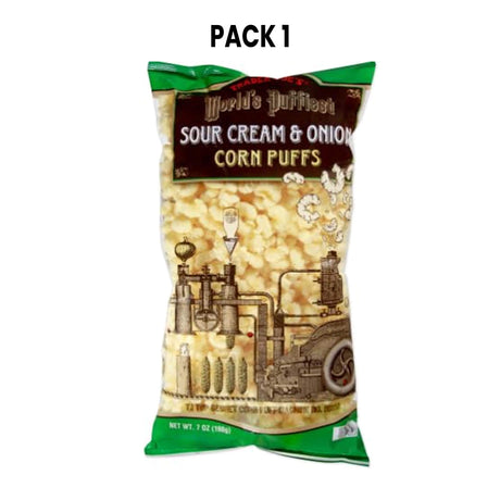 World's Puffiest Sour Cream & Onion Corn Puffs 5 oz