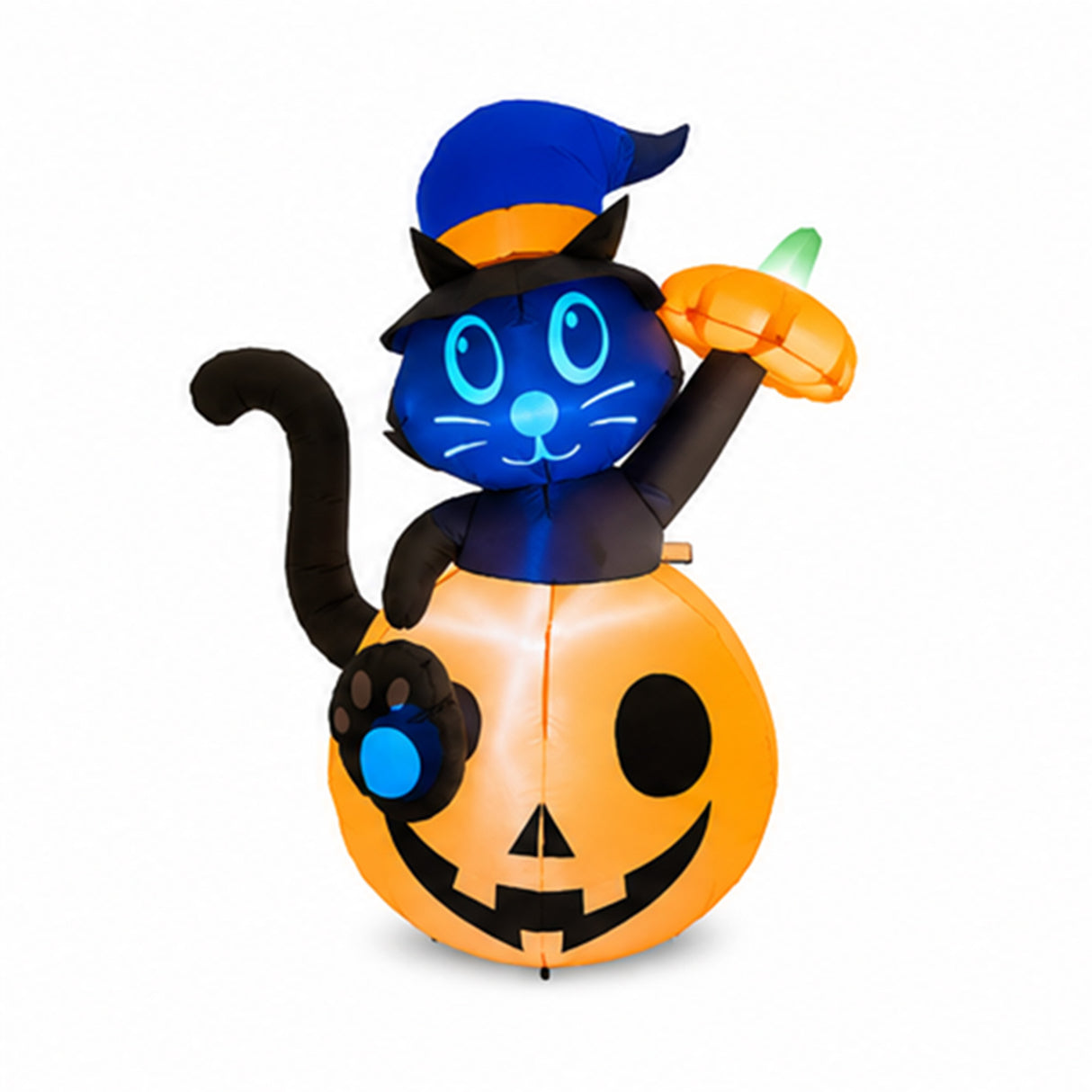 4.5FT Halloween Black Cat Inflatable Yard Decoration