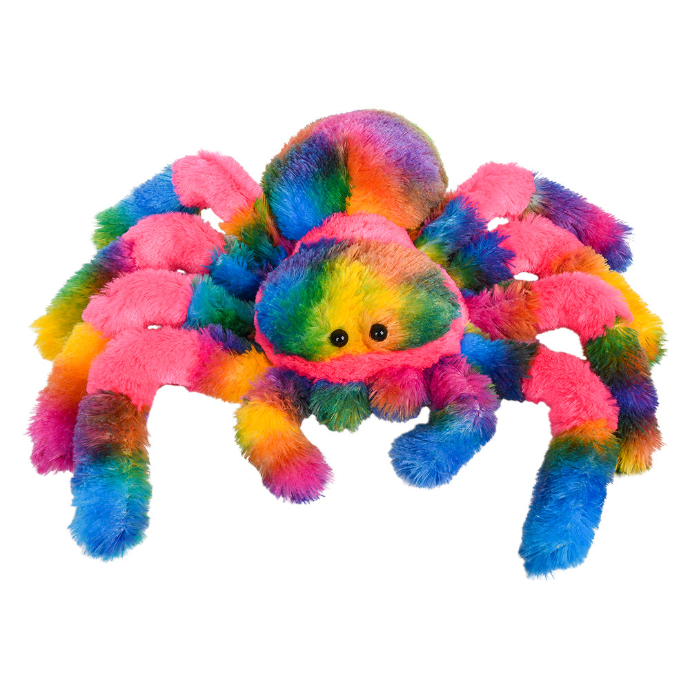 Rainbow Splatter Spider Plush (1 PC)