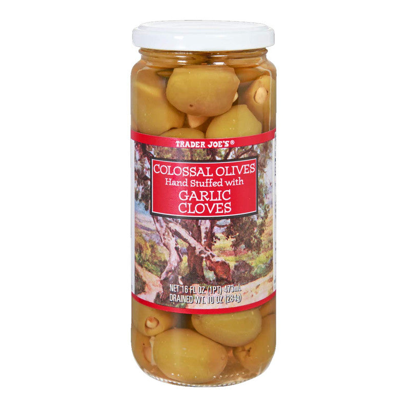 Colossal Olives Stuffed with Garlic Cloves 16 fl oz