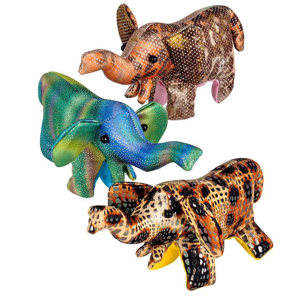 Elephant Sandbag Plush (12 PC Poly Bag)