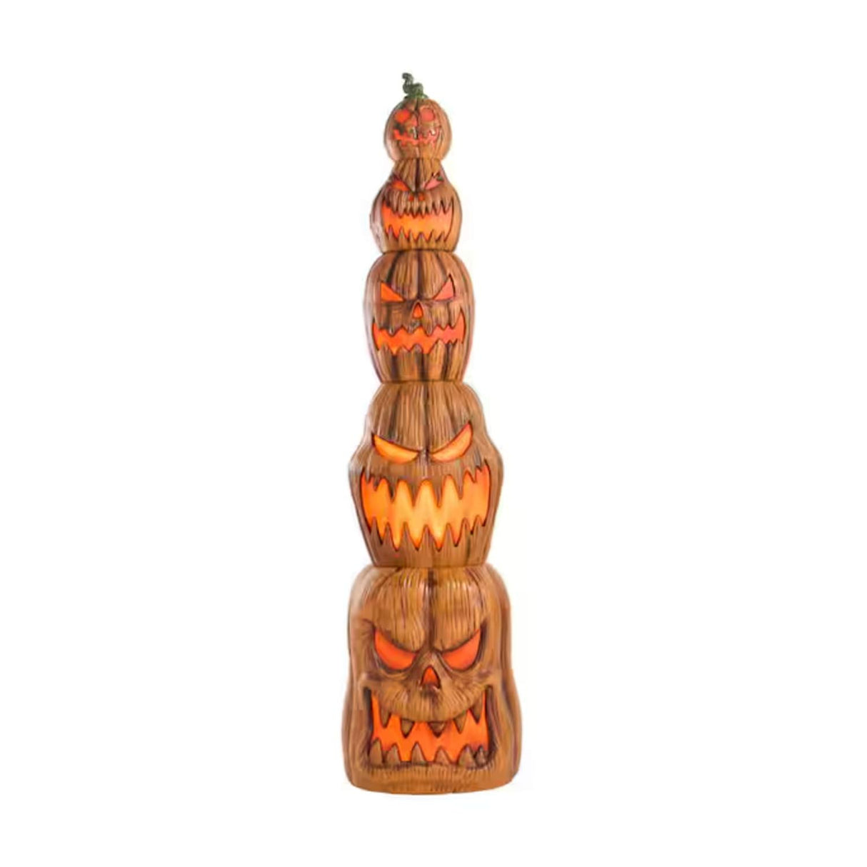 8.5 ft Halloween Classics Giant-Sized LED Jack-O-Lanterns Stack The Home Accents Holiday