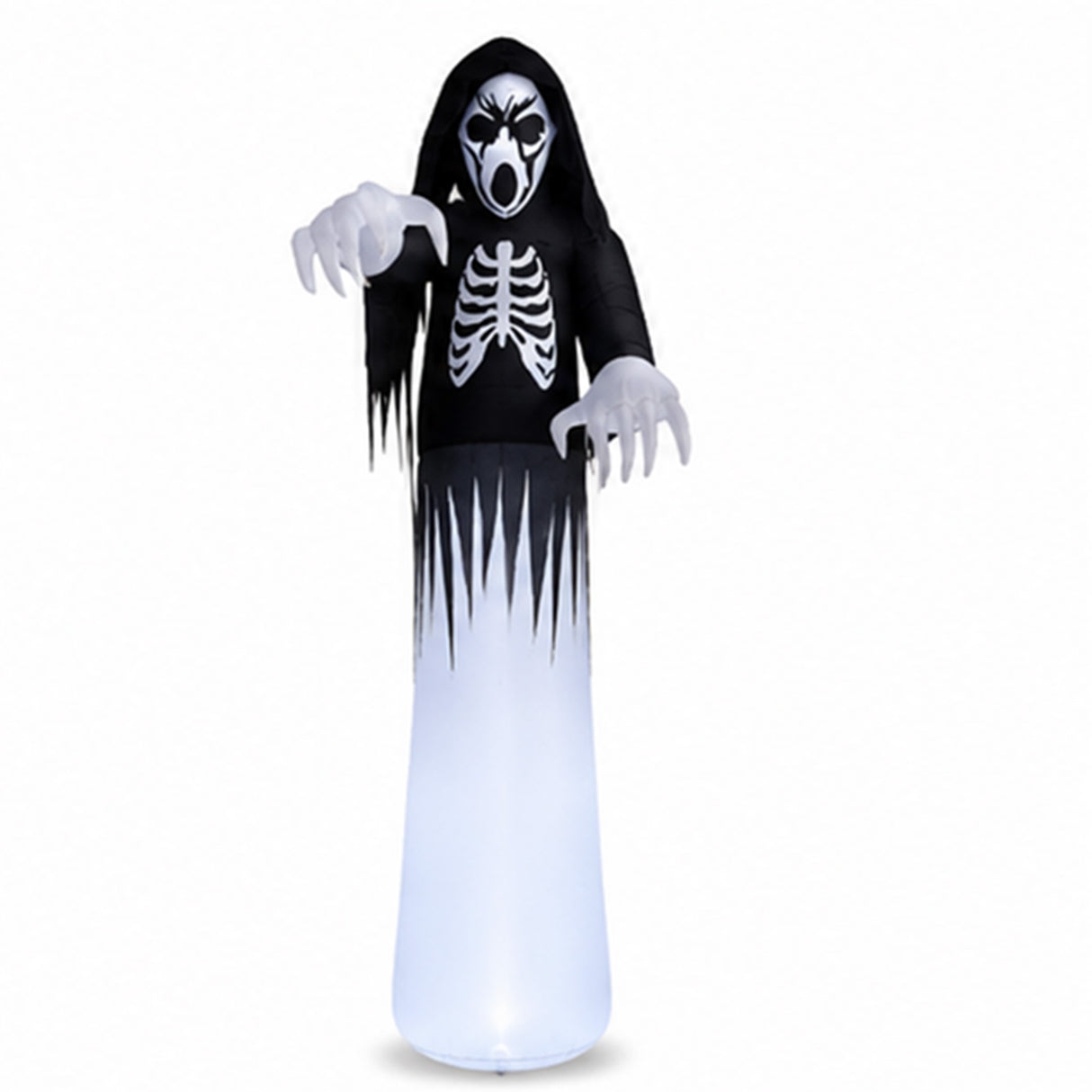 12.5FT Skeleton Ghost Halloween Inflatable Yard Decor