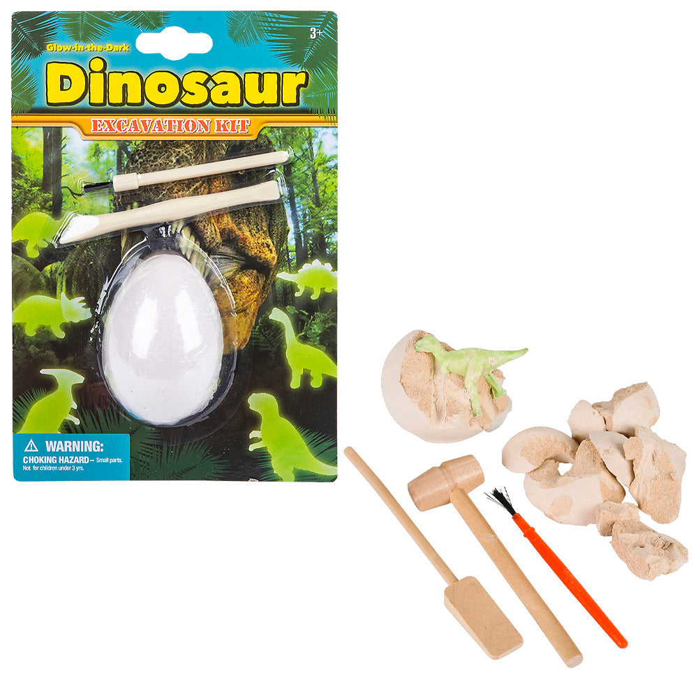 Glow In Dark Dino Dig Set