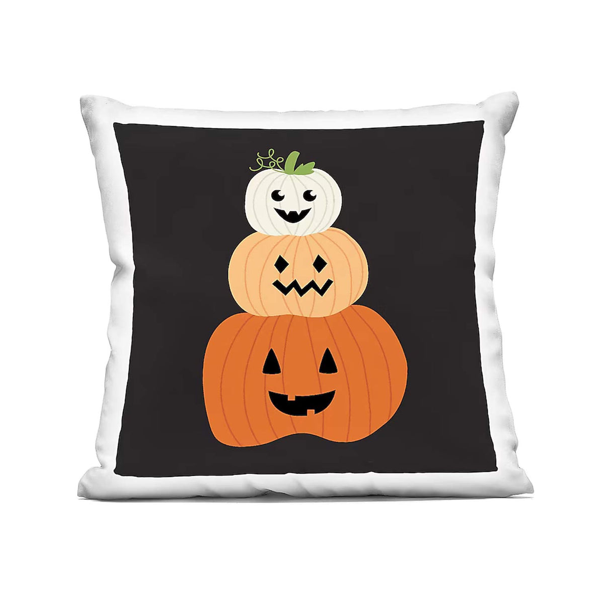 Stupell Industries Happy Jack-o-Lanterns Decorative Printed Pillow Halloween Accent