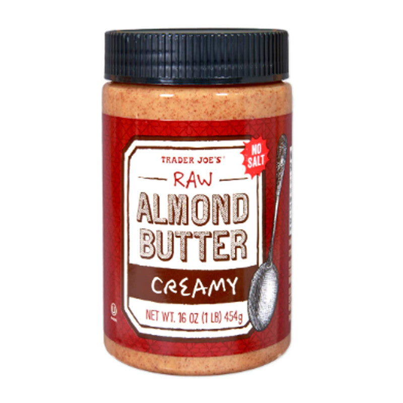 Raw Almond Butter Creamy No Salt 16 Oz