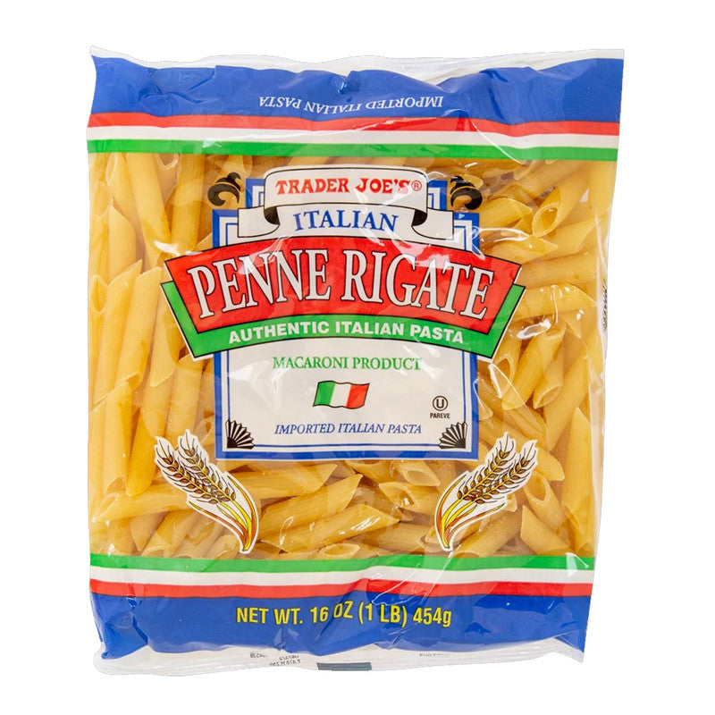 Trader Joe’s Authentic Italian Penne Rigate Pasta 1 Lb