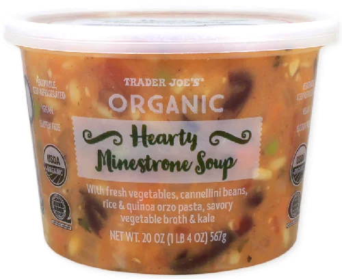 Organic Hearty Minestrone Soup – Classic Tomato & Herb Blend
