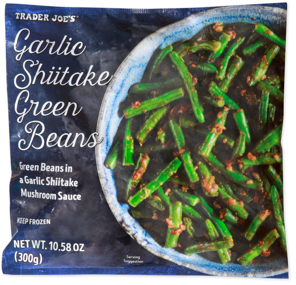 Garlic Shiitake Green Beans Frozen Savory Vegetable Side 10.58 Oz