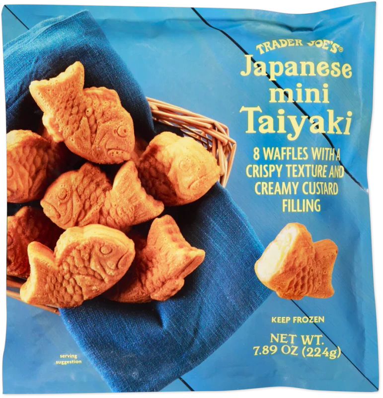 Japanese Mini Taiyaki Custard Filled Sweet Fish Pastry 7.89 Oz