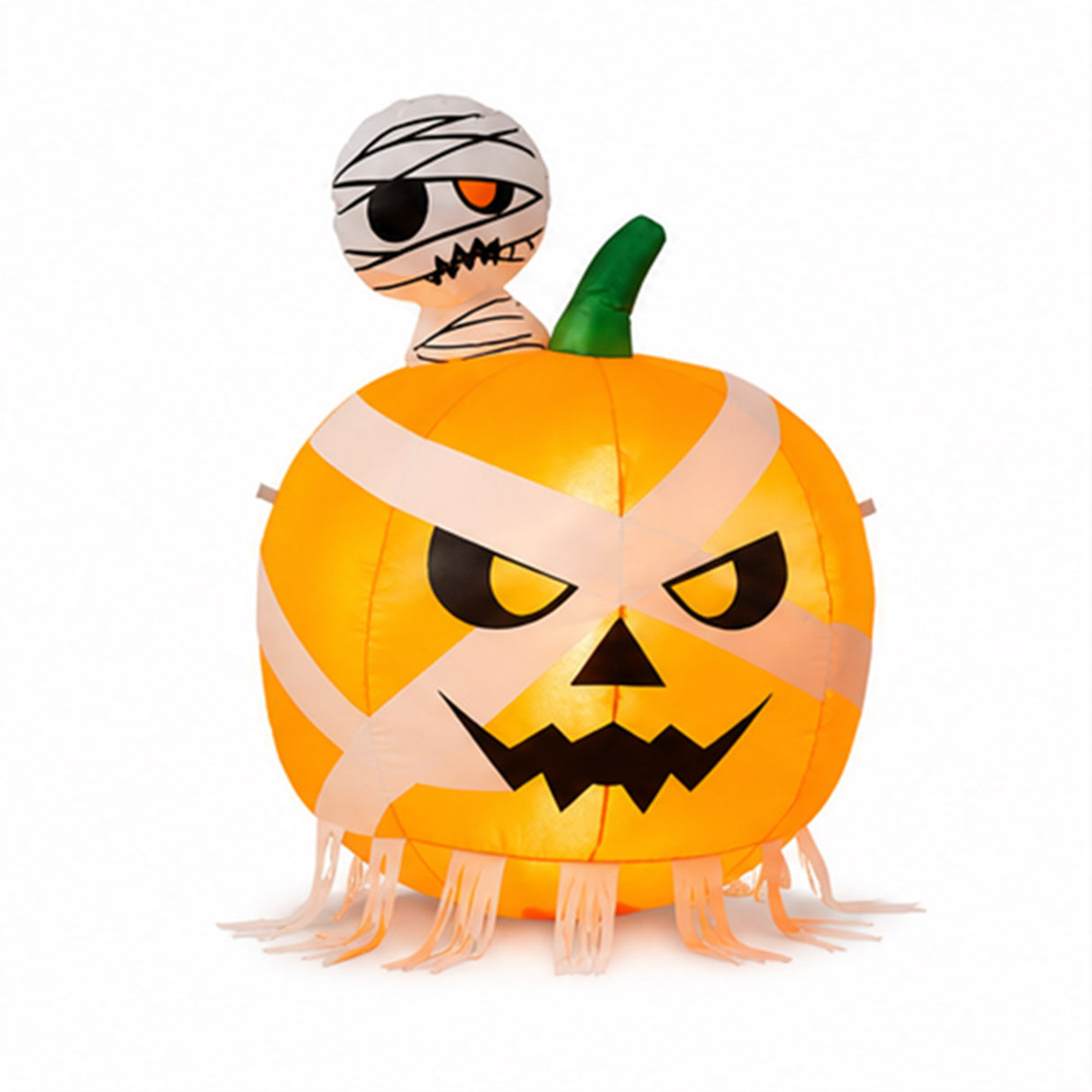 47.2" Horror Pumpkin Halloween Yard Decoration