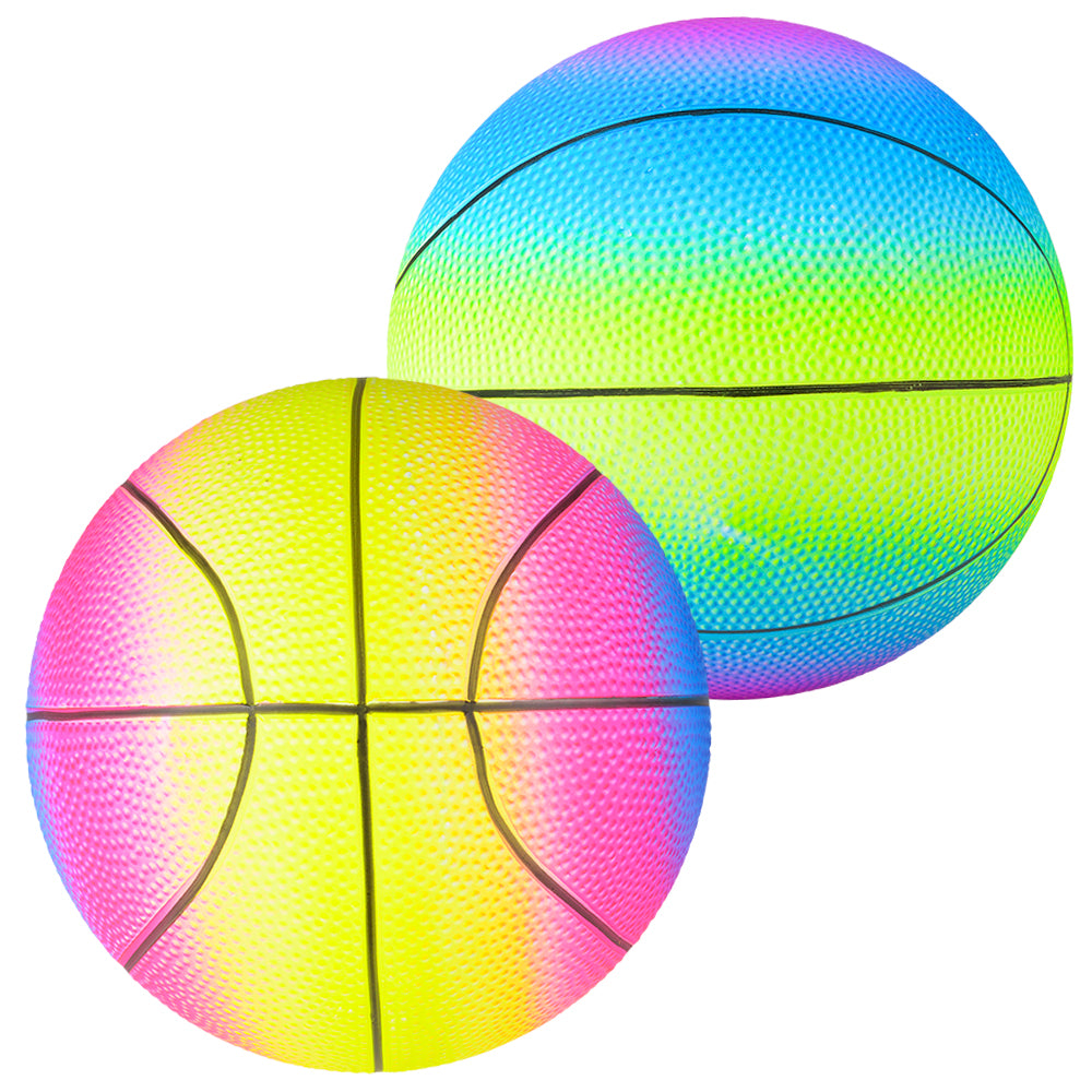 Rainbow Basketball Playground Ball (1 PC)