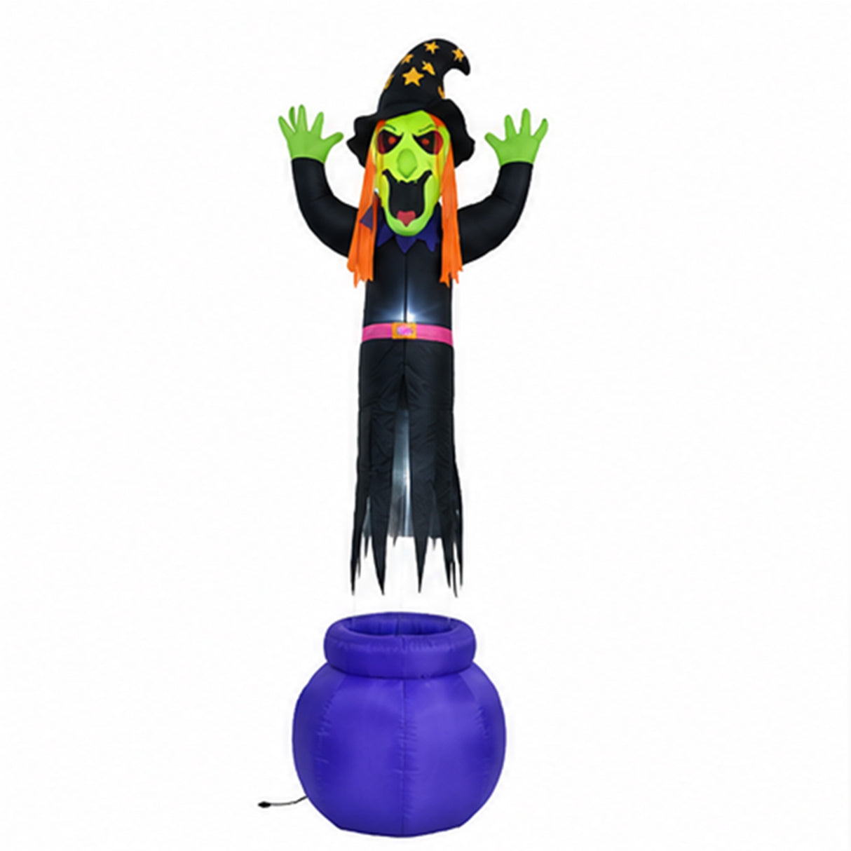 12FT Halloween Floating Witch Inflatable Yard Decor