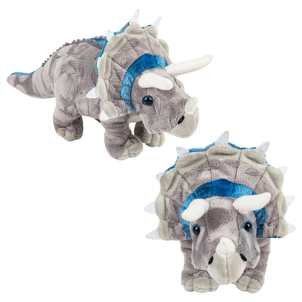 Triceratops Plush 13 Inch Animal Den