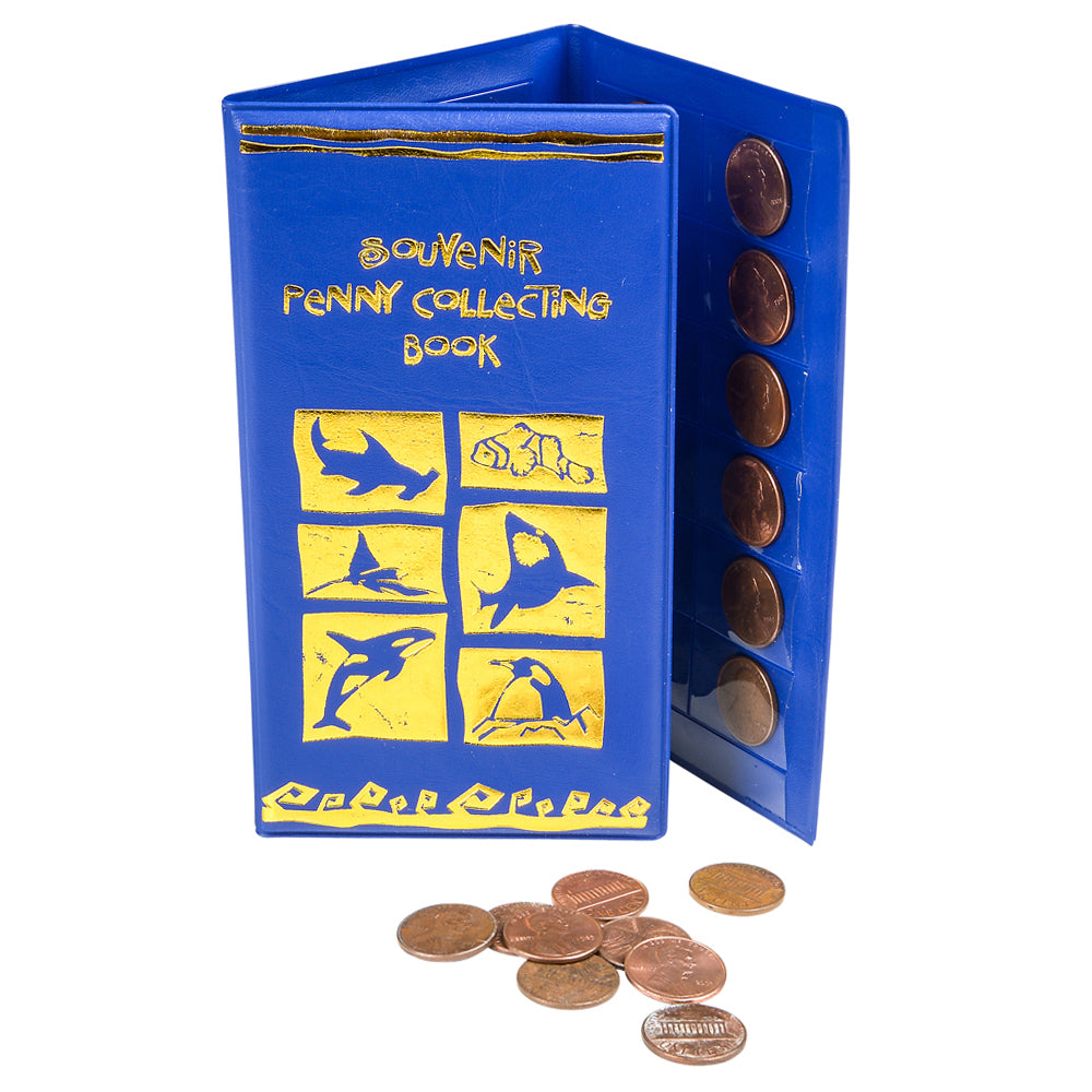 Souvenir Penny Holder Book Aquatic