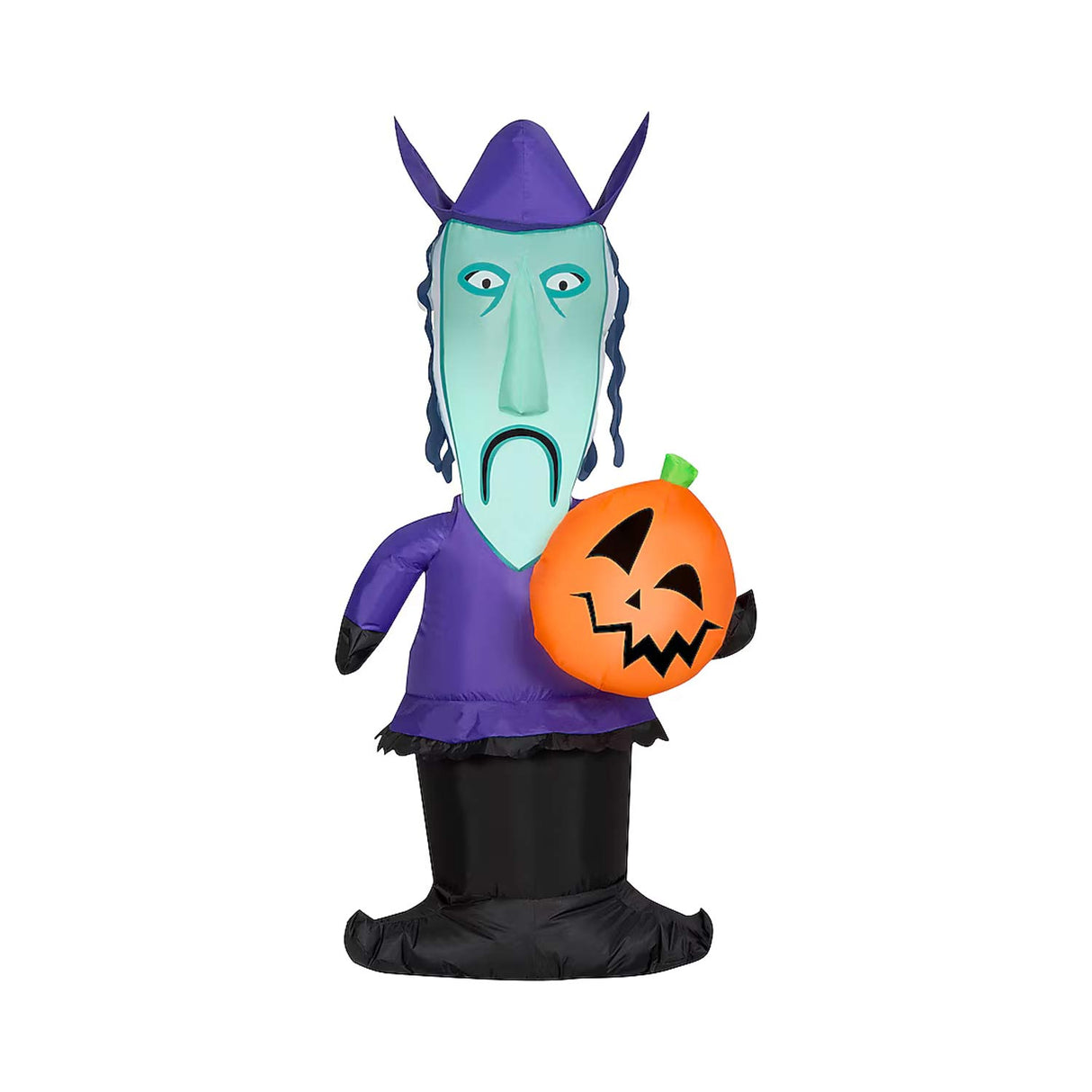 4 Feets Gemmy Disney The Nightmare Before Christmas Shock Jack Skellington Jack-o-Lantern Inflatable Lighted Yard Stake