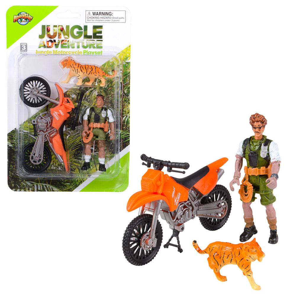 Jungle Motorcycle Play Set