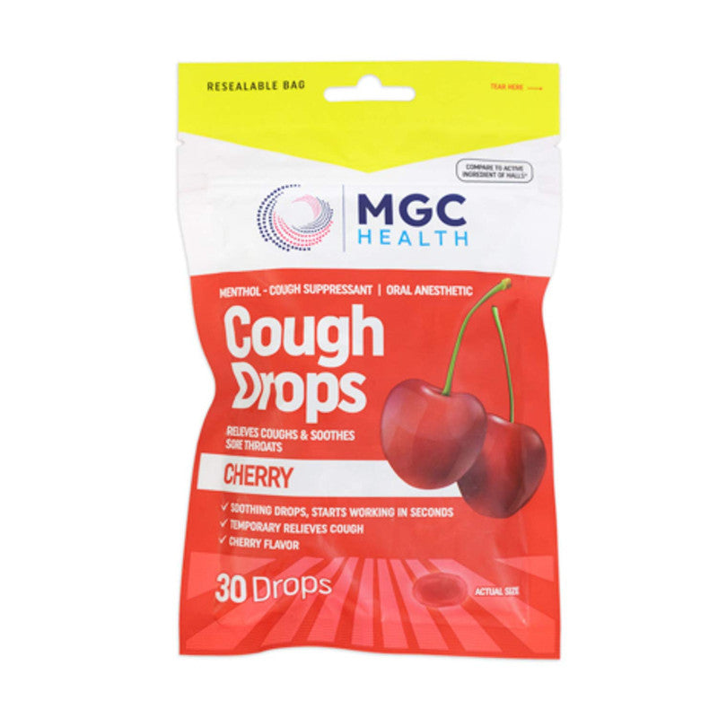 MGC Health 30ct Cherry Cough Drops Formula