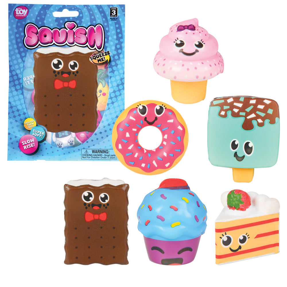 Squish Dessert Fidget Toys (1 DZ)
