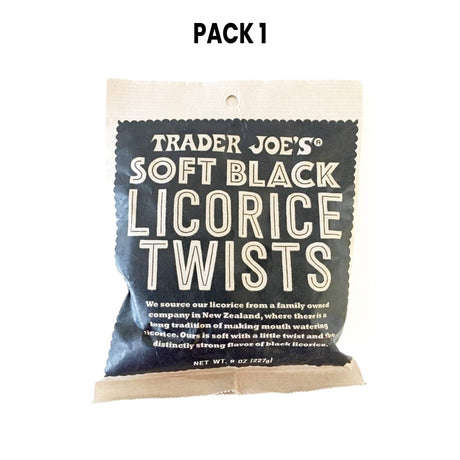 Soft Black Licorice Twists 7 oz