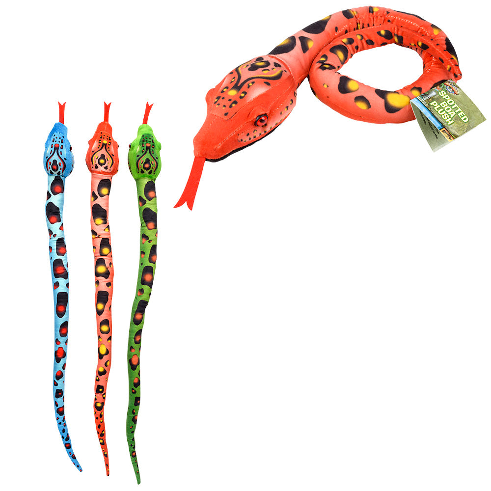 Spotted Boa Snake Plush (1 PC)