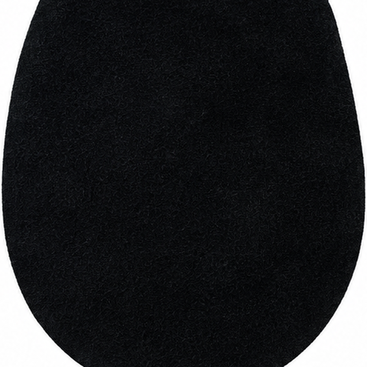 Black Suede Cowhide Elbow Patches - Black, 4 3/4" X 6 1/4" (1 Pair)