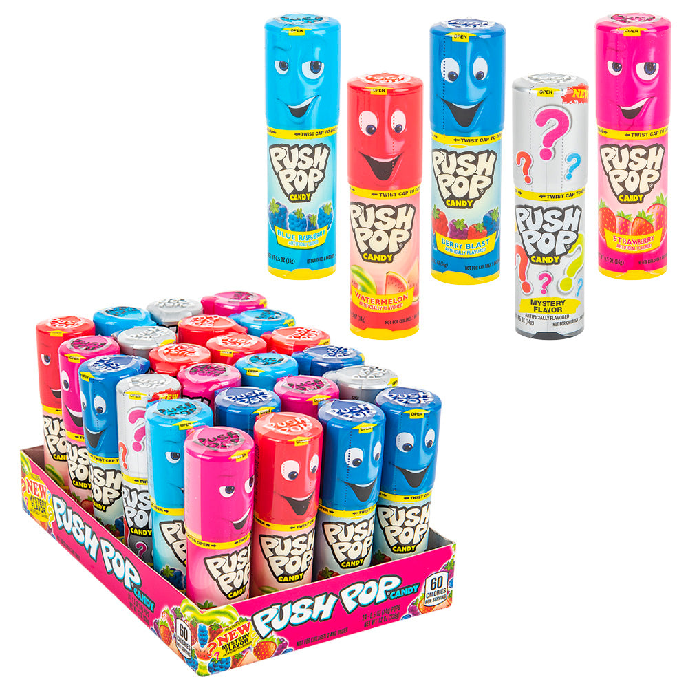 Push Pop Candy (24 Piece Display)
