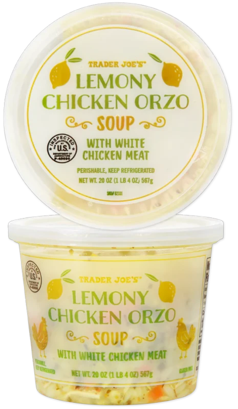 Lemony Chicken Orzo Soup with Vegetables