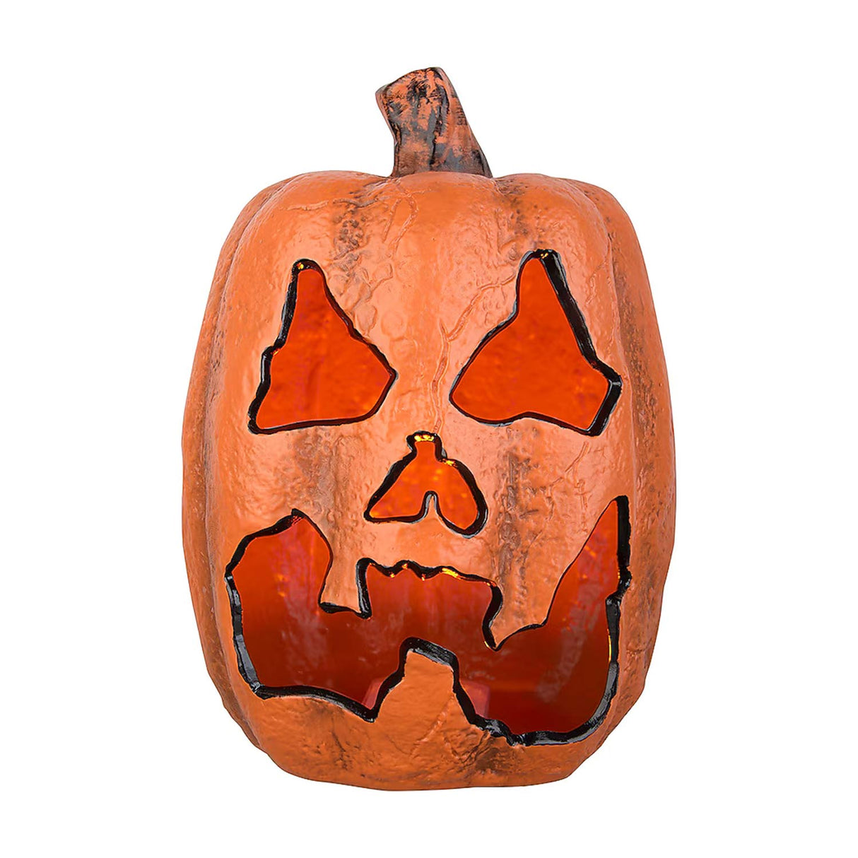 Haunted Living 1-ft Lighted Scary Jack-O-Lantern Decoration