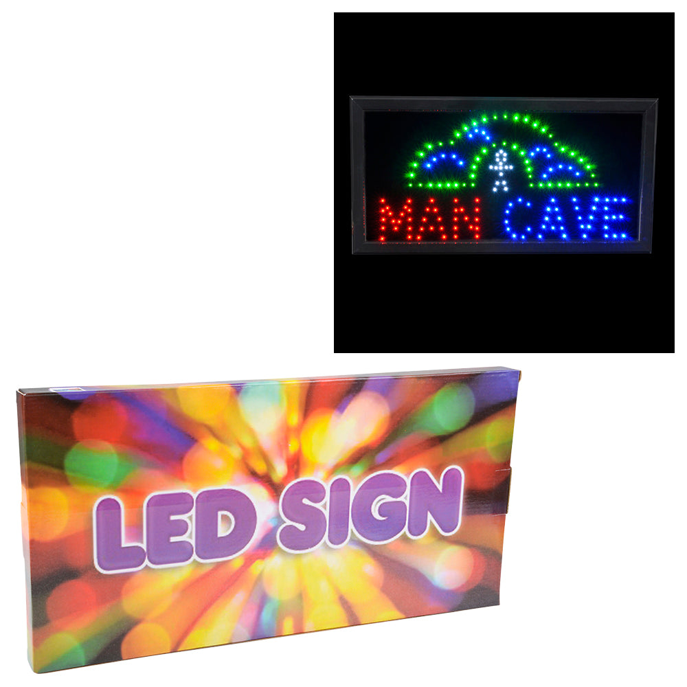 Light-Up Man Cave Sign 10x9
