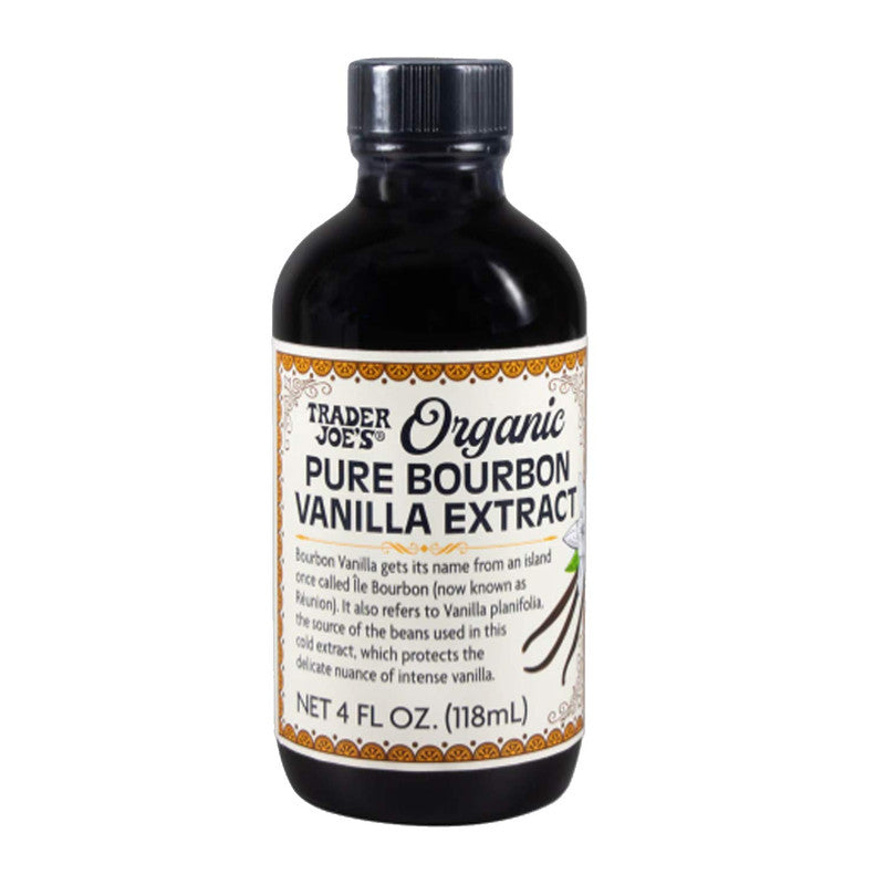 Trader Joe’s Organic Pure Bourbon Vanilla Extract 4 Fl Oz
