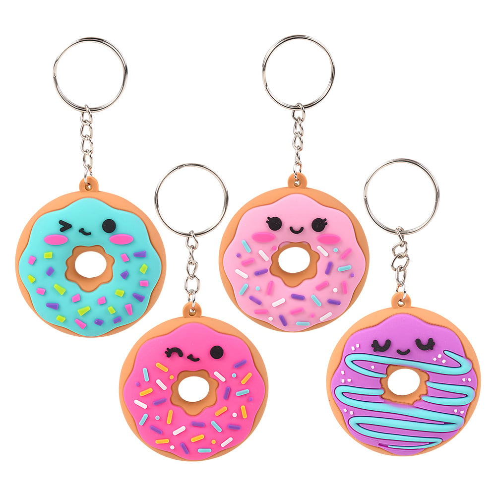Donut Keychains (24 Pc Poly Bag)
