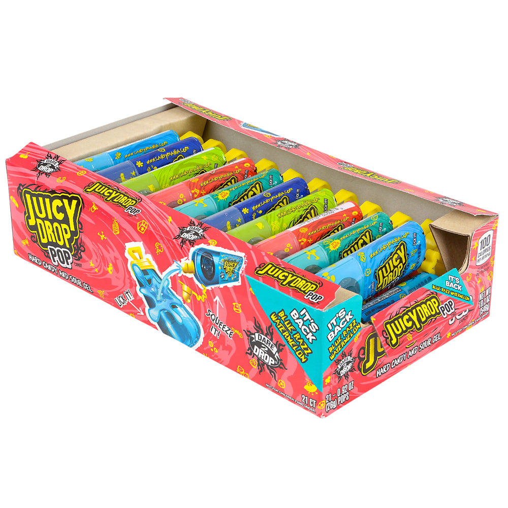 Juicy Drop Pop Candy Display (21 Pieces)