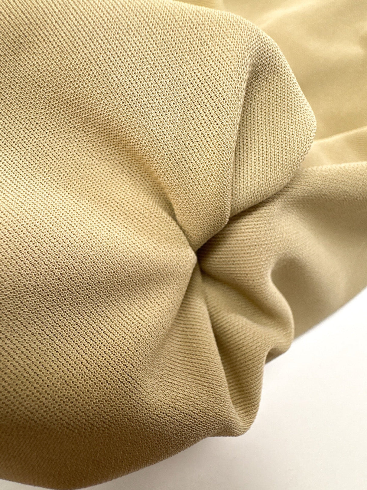Beige Polyamide Elastane Knitted Fabric