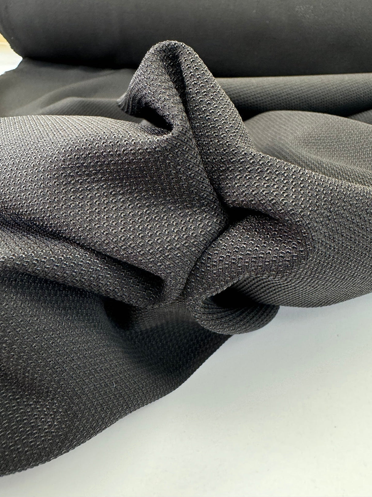 Viscose Blend Knitted Fabric Black