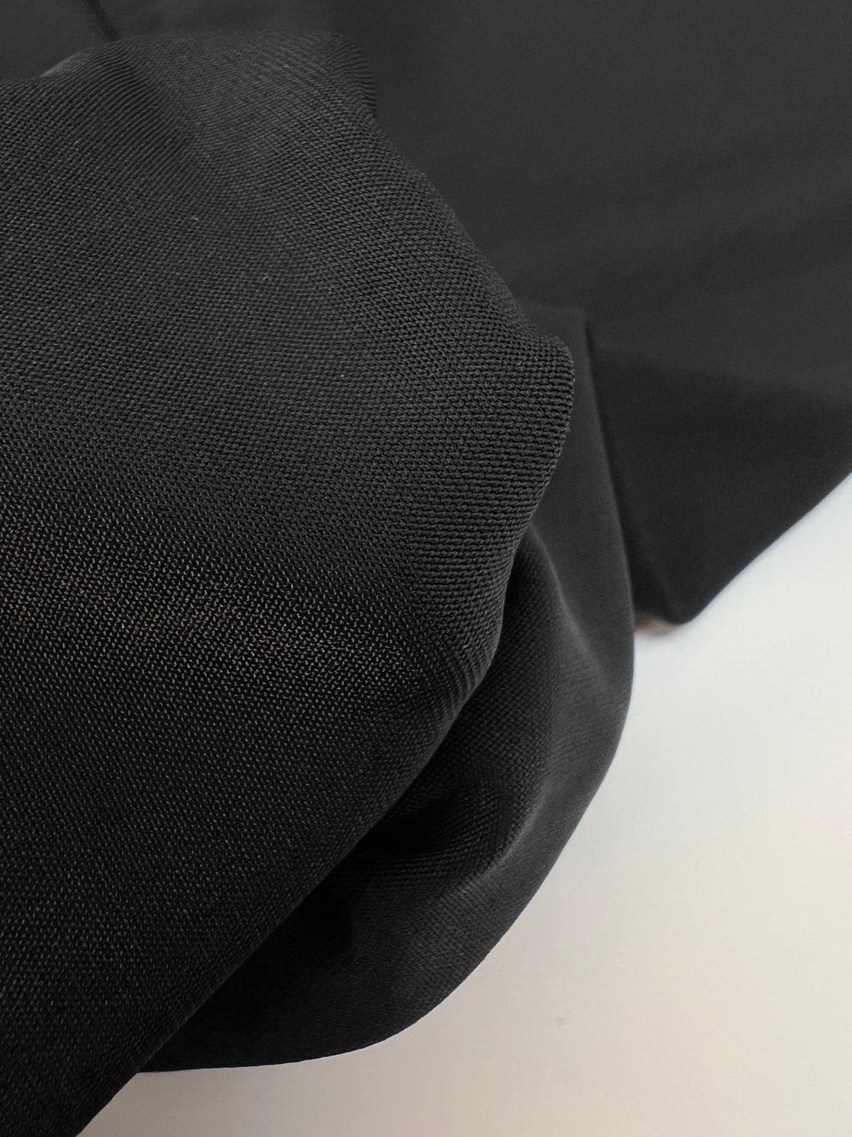 Black Viscose Knit Fabric