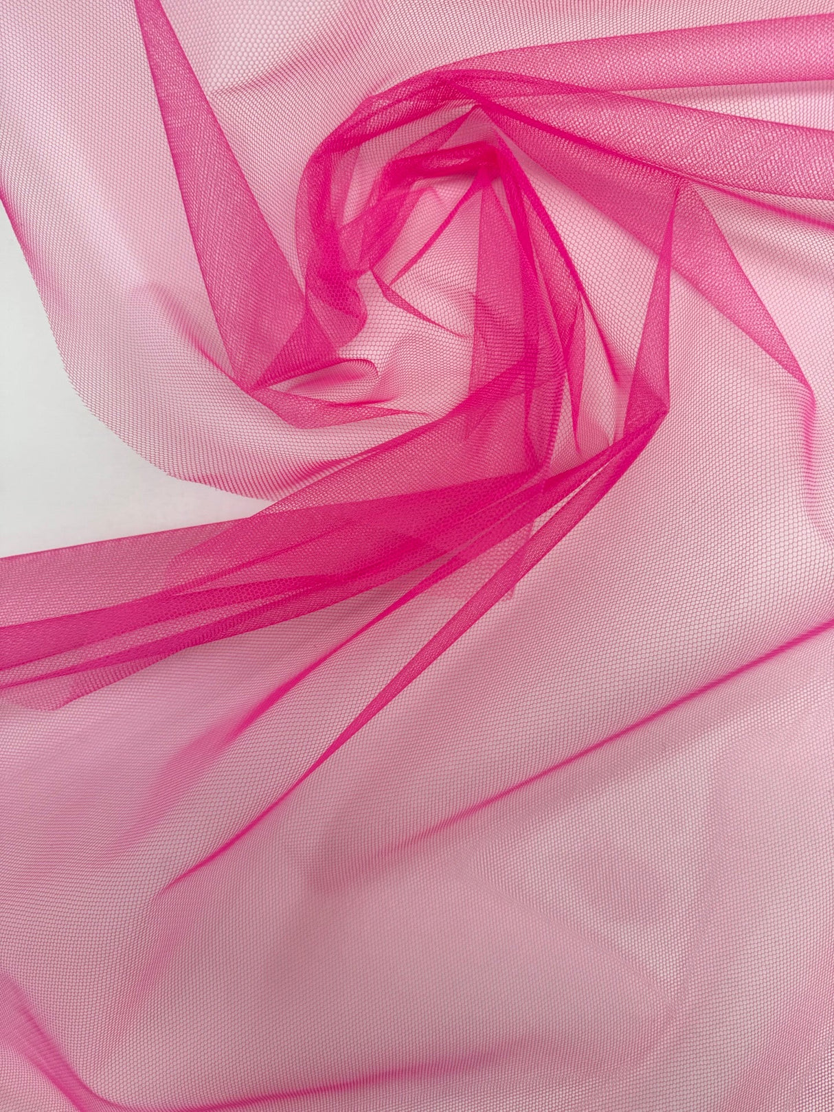 Pink Polyamide Mesh Fabric