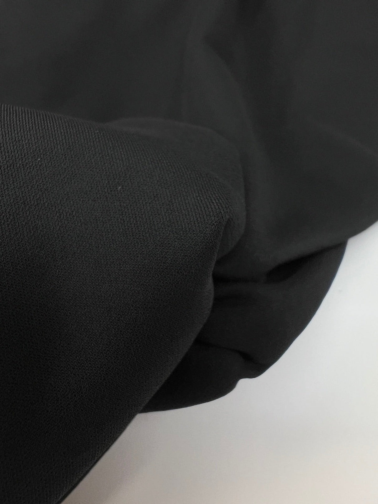Viscose Knit Fabric Black Stretch