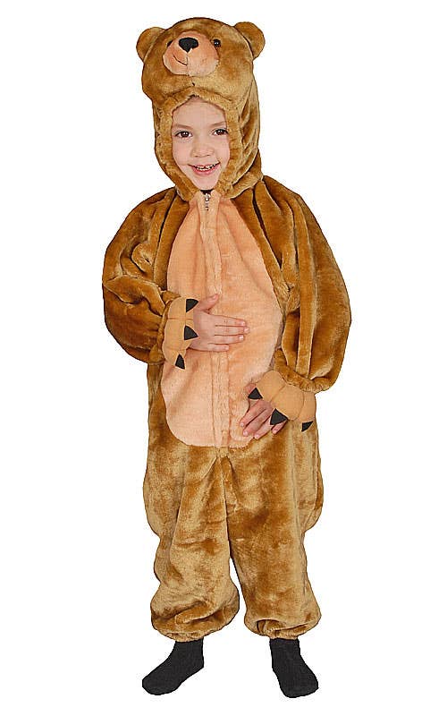 Cuddly Little Brown Bear Costume Set