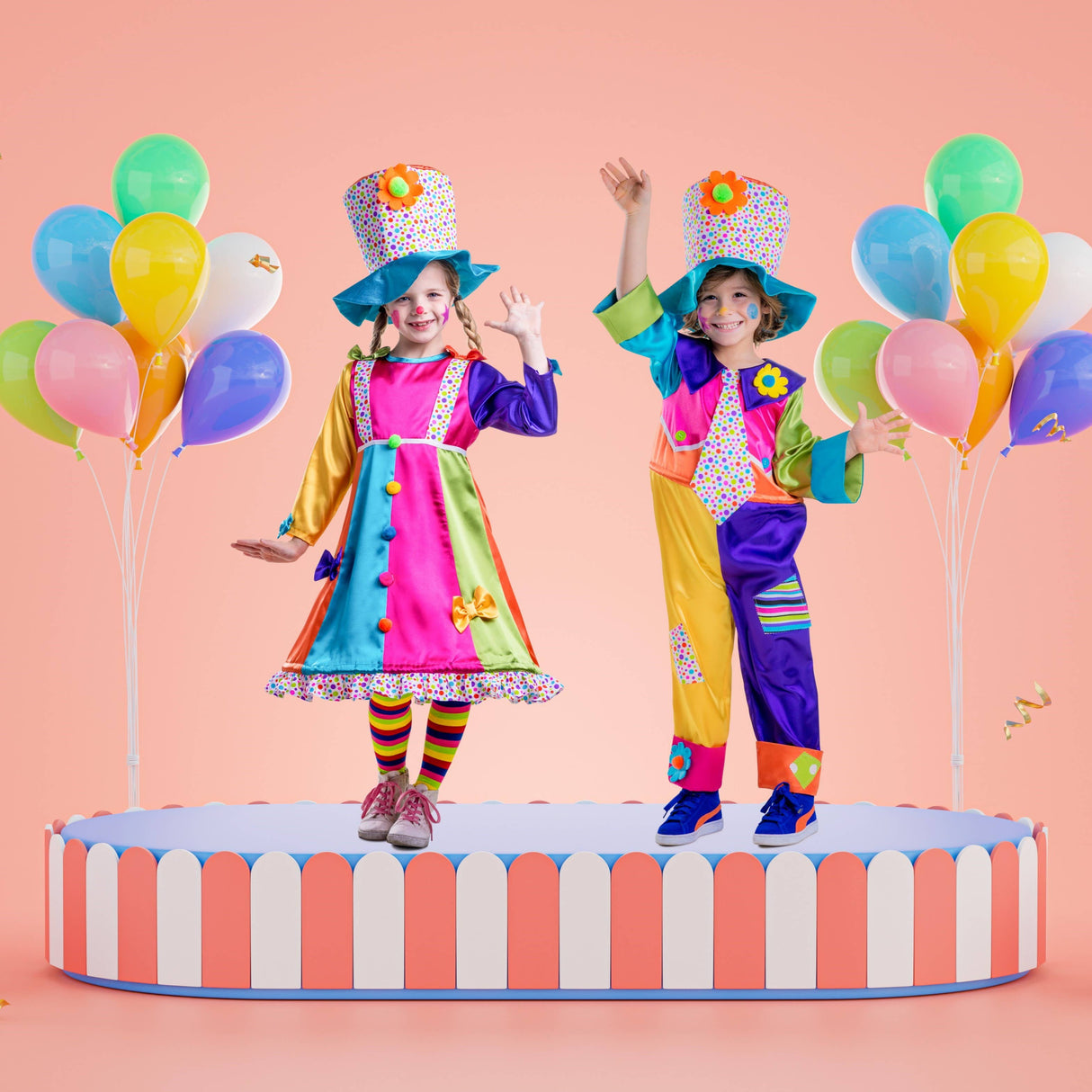 Polka Dot Clown Costume