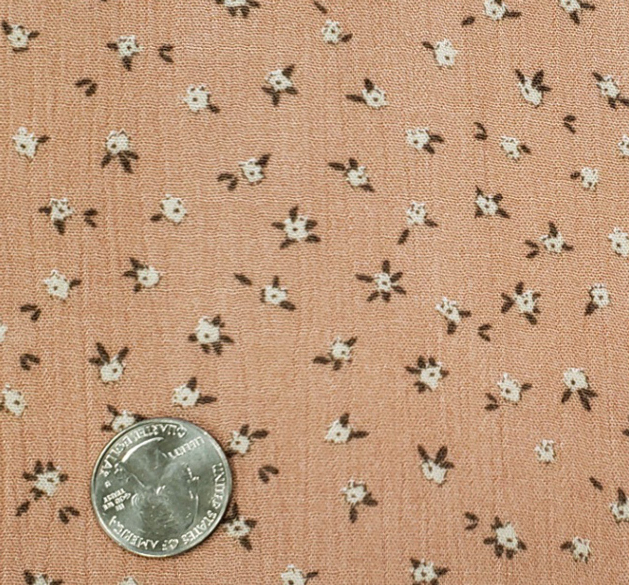 1 Yard Sandstone Rayon Crinkle Fabric Rayon Lightweight Apparel 50/52 Inch Width