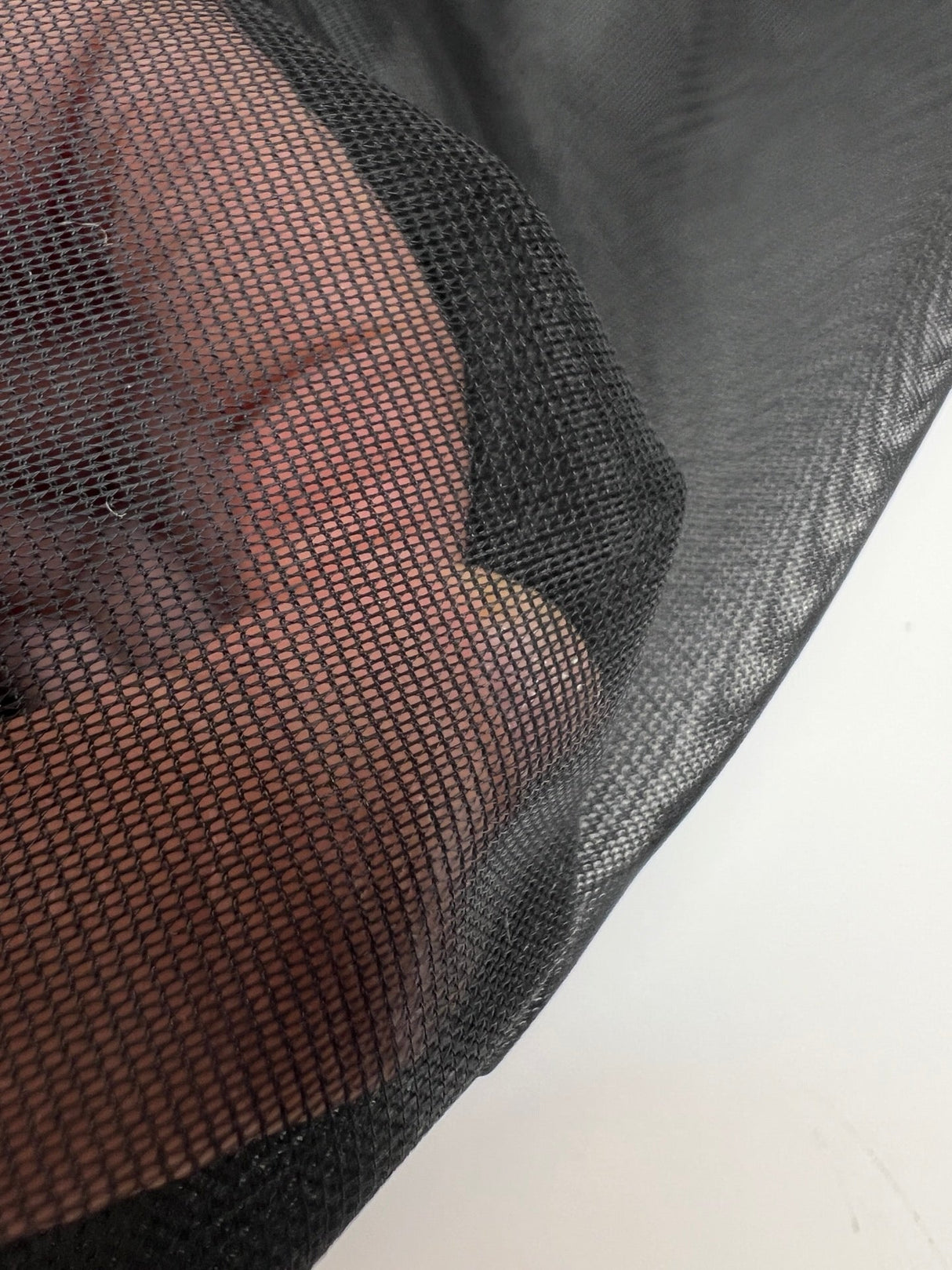 Black Polyamide Mesh Lining