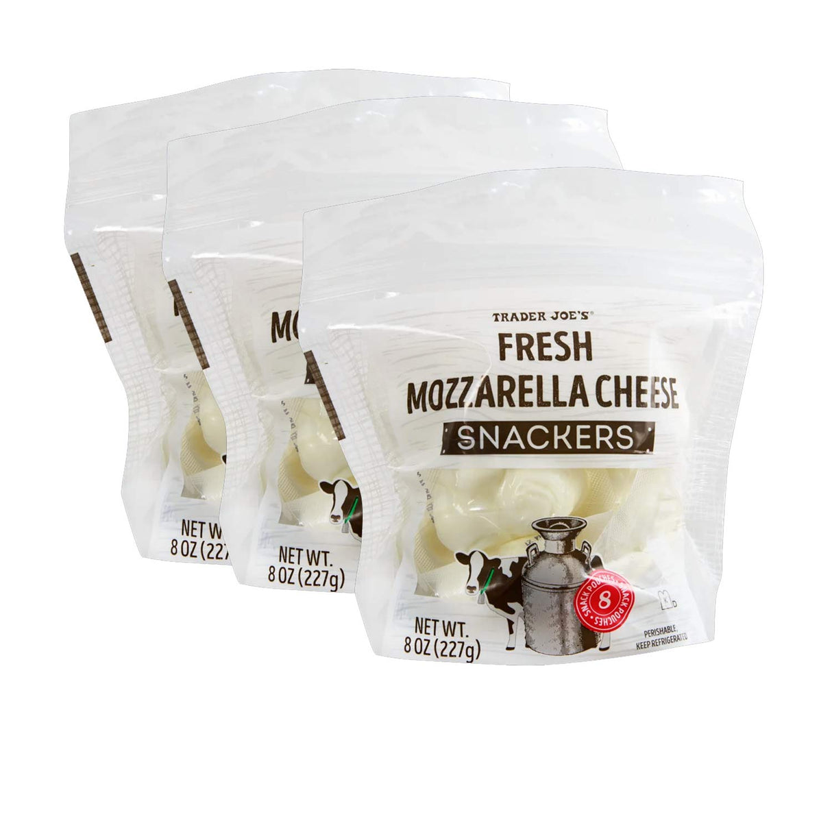 Fresh Mozzarella Cheese Snackers 8 Oz