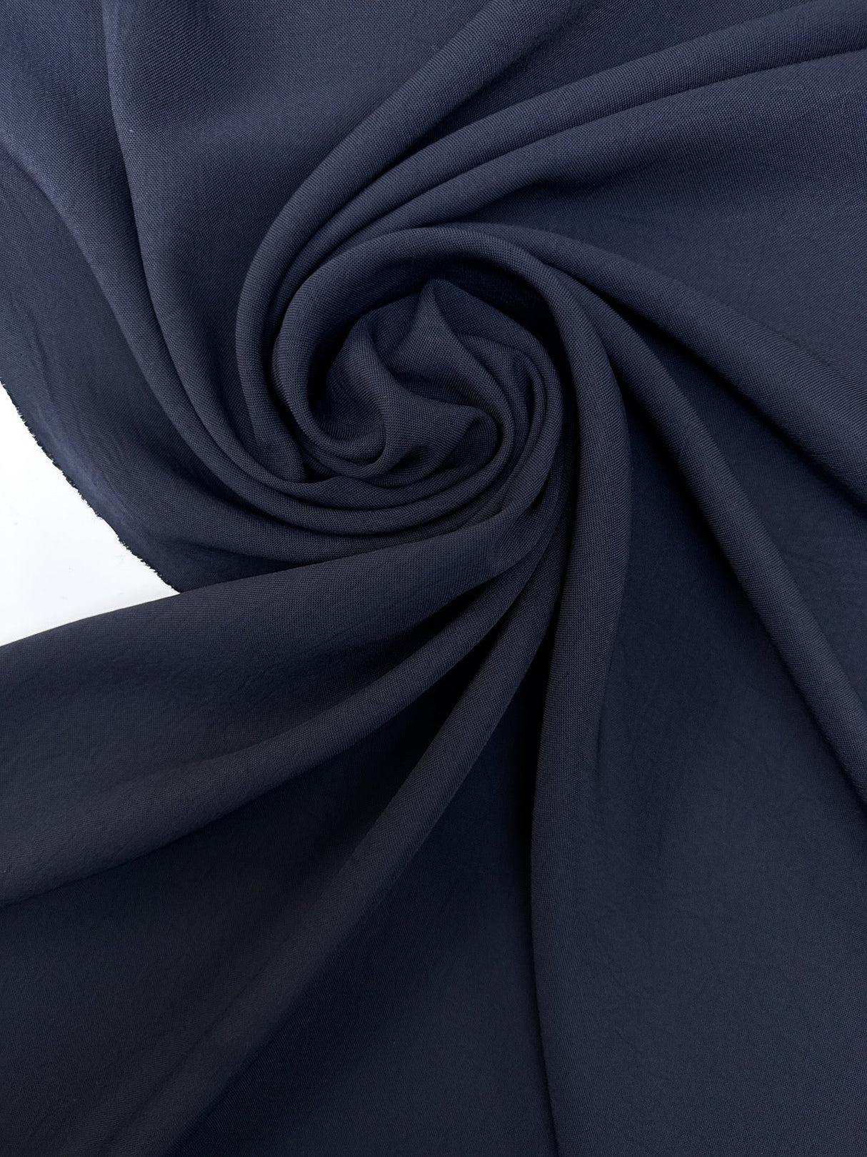 Polyamide Elastane Crinkled Blue Fabric