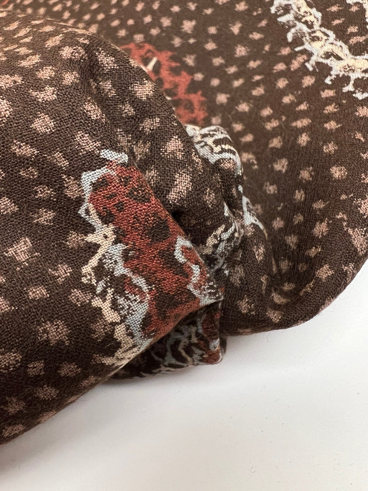 Printed Wool Fabric for Dress