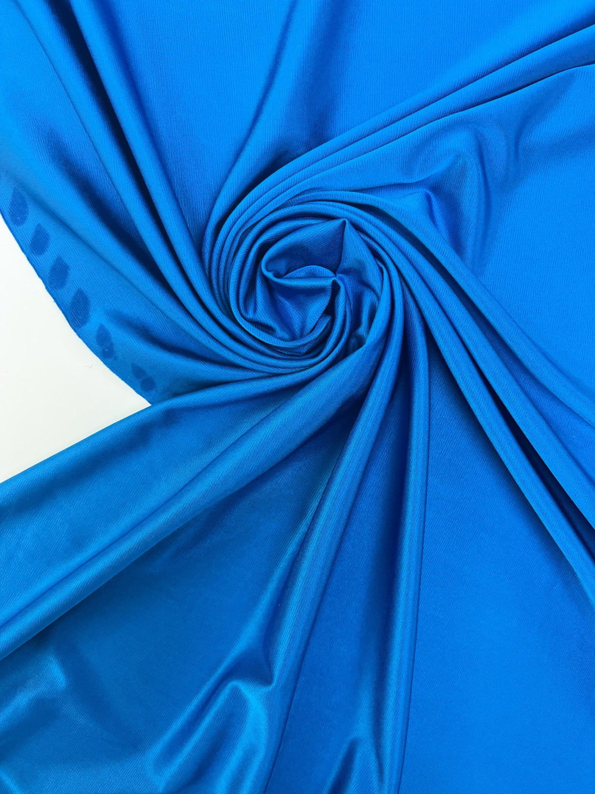 Viscose Knitted Moiré Blue